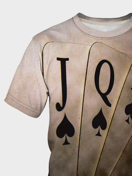 Royal Flush print tee - What's Your Chic