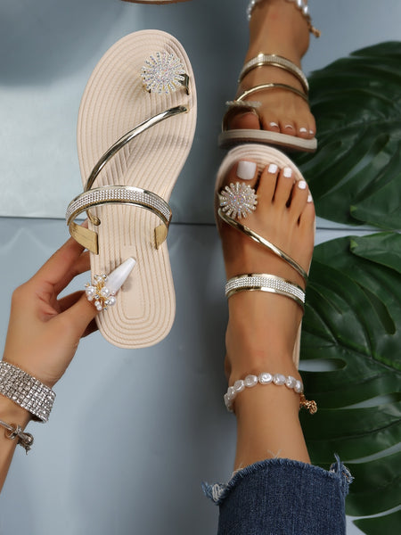 Goddess toe ring sandals - What's Your Chic