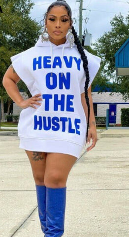 Heavy on the Hustle casual hoodie dress