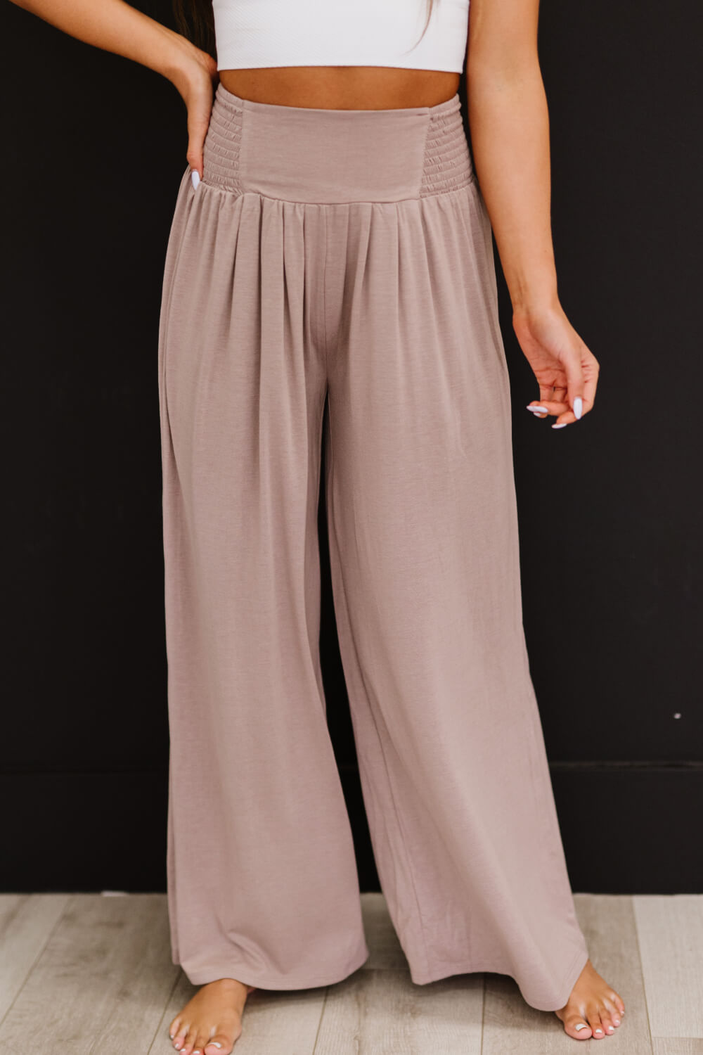 Zenana Easy Breezy Full Size Run Palazzo Pants - What's Your Chic